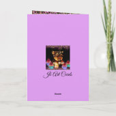 Yorkie Poo Karte (Rückseite)