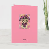 Yorkie Poo Karte (Rückseite)