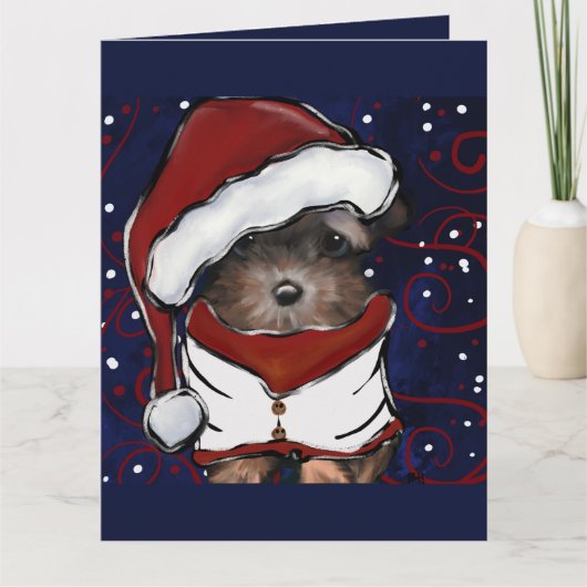 Yorkie Poo Karte (Vorderseite)