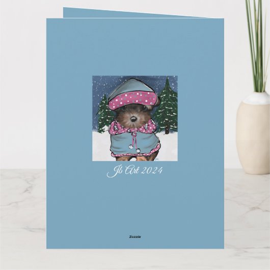 Yorkie Poo Karte (Rückseite)