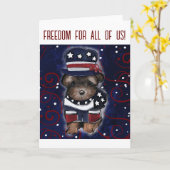 Yorkie Poo Karte (Gelbe Blume)