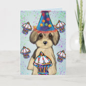 Yorkie Poo Karte (Vorderseite)