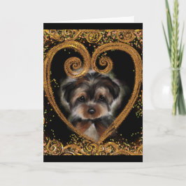 Yorkie Poo Karte
