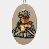 YORKIE POO KERAMIK ORNAMENT (Links)