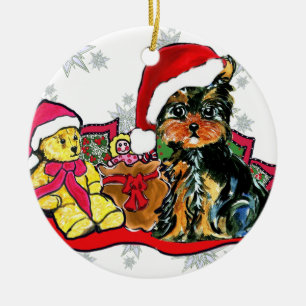 YORKIE POO KERAMIKORNAMENT