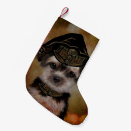 Yorkie Poo Kleiner Weihnachtsstrumpf