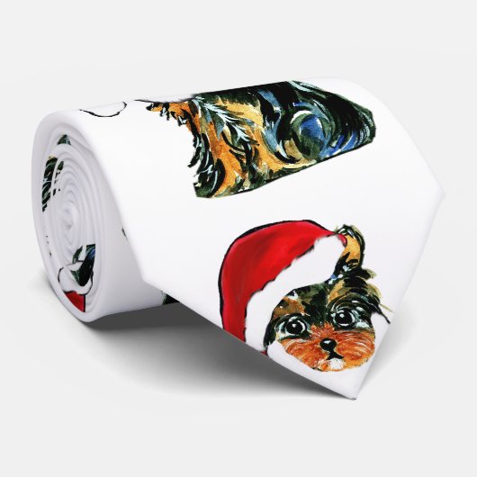 YORKIE POO KRAWATTE (Gerollt)