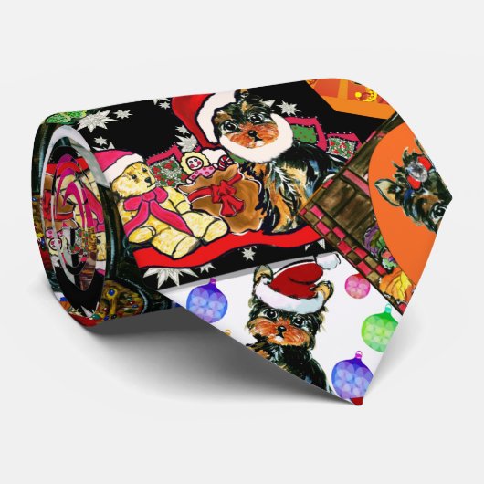 YORKIE POO KRAWATTE (Gerollt)