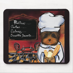 YORKIE POO KÜCHENCHEF MOUSEPAD