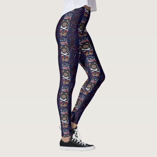 Yorkie Poo Leggings (Rechts)