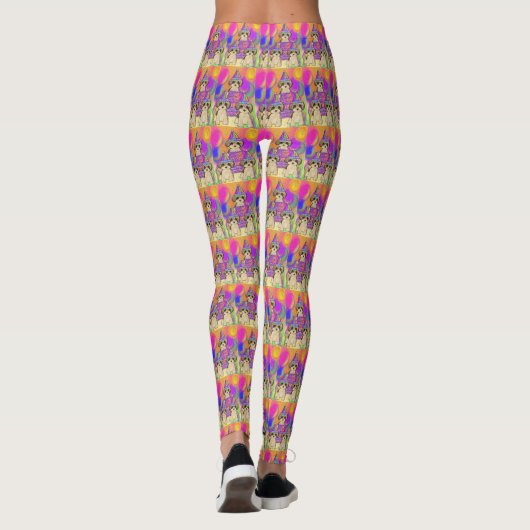 Yorkie Poo Leggings (Rückseite)
