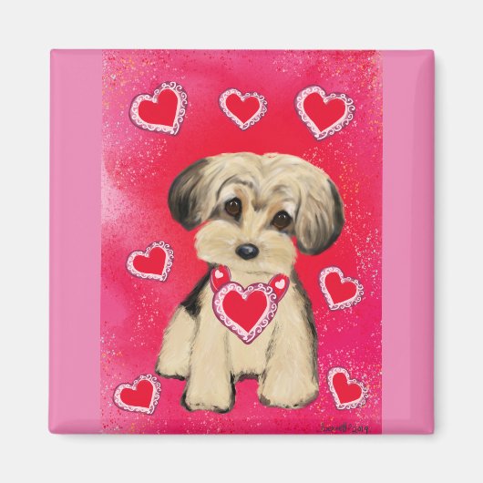 YORKIE POO MAGNET (Vorne)