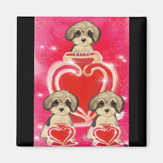 Yorkie Poo Magnet (Vorne)
