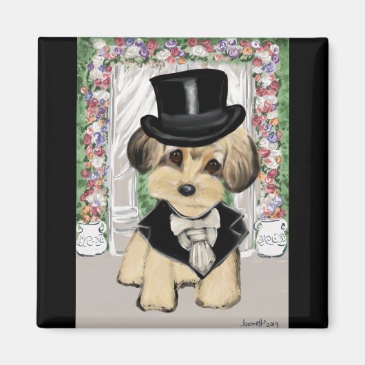 YORKIE POO MAGNET (Vorne)