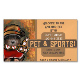 Yorkie Poo Magnetische Visitenkarte