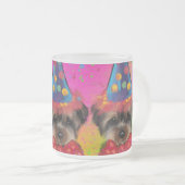 Yorkie Poo Mattglastasse (VorderseiteRechts)