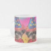 Yorkie Poo Mattglastasse (Vorderseite Links)