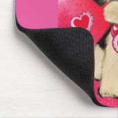 YORKIE POO MOUSEPAD (Ecke)