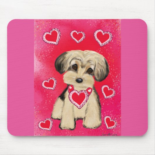 YORKIE POO MOUSEPAD (Vorne)
