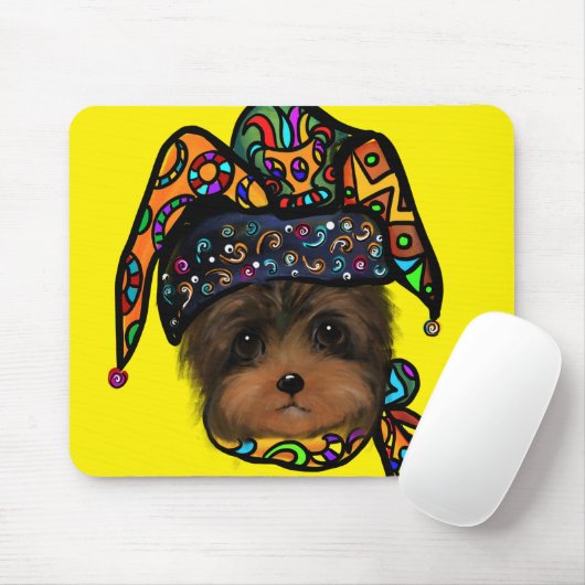 YORKIE POO MOUSEPAD (Mit Mouse)