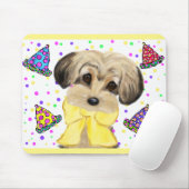 Yorkie Poo Mousepad (Mit Mouse)