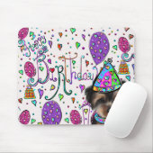 Yorkie Poo Mousepad (Mit Mouse)