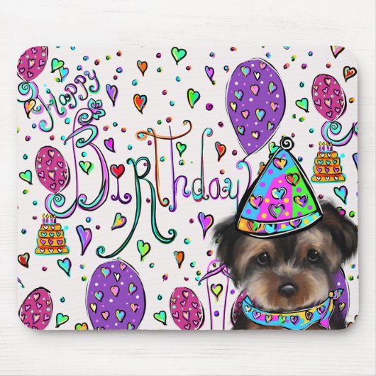 Yorkie Poo Mousepad (Vorne)