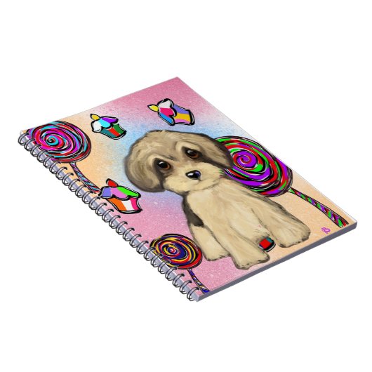 Yorkie Poo Notizblock (Rechte Seite)