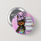 Yorkie Poo Oaster Button (Vorne & Hinten)