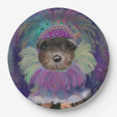 Yorkie Poo Pappteller (Vorderseite)