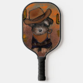 Yorkie Poo Pickleball Schläger (Vorderseite)