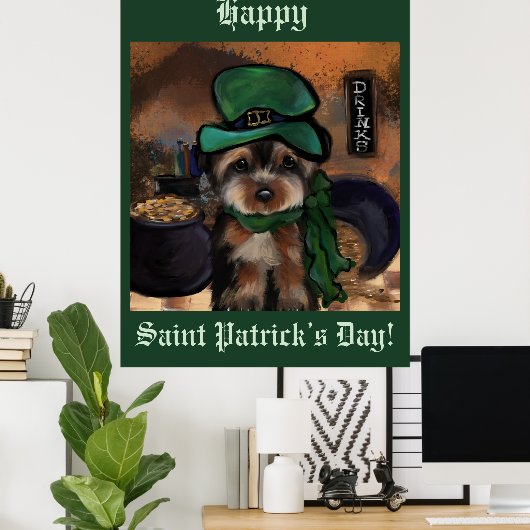 Yorkie Poo Poster (Heimbüro)