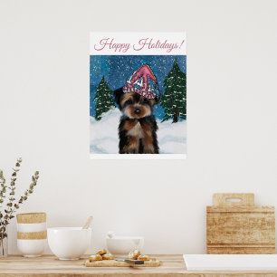 YORKIE POO POSTER