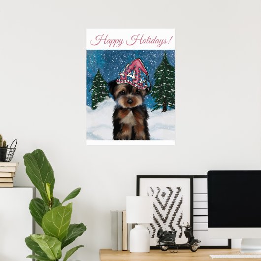 YORKIE POO POSTER (Heimbüro)