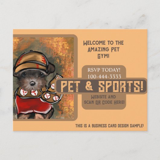 Yorkie Poo Postkarte (Vorderseite)