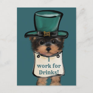 Yorkie Poo Postkarte