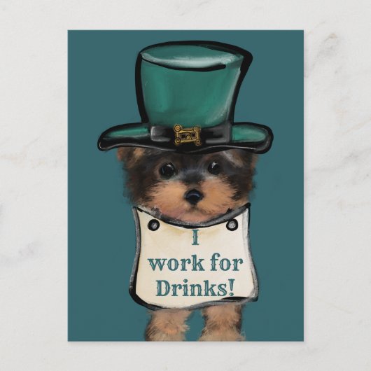 Yorkie Poo Postkarte (Vorderseite)