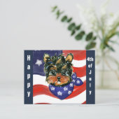 Yorkie Poo Postkarte (Stehend Vorderseite)