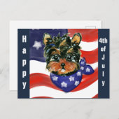 Yorkie Poo Postkarte (Vorne/Hinten)