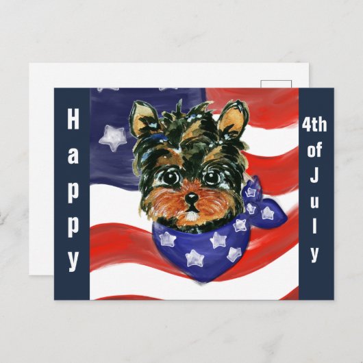 Yorkie Poo Postkarte (Vorne/Hinten)