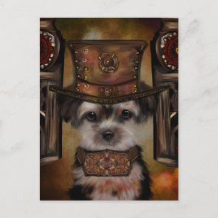 Yorkie Poo Postkarte