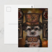 Yorkie Poo Postkarte (Vorne/Hinten)