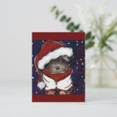 Yorkie Poo Postkarte (Stehend Vorderseite)