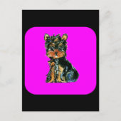 Yorkie Poo Postkarte (Vorderseite)