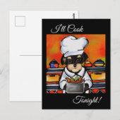 YORKIE POO POSTKARTE (Vorne/Hinten)