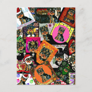 YORKIE POO POSTKARTE
