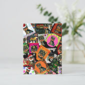 YORKIE POO POSTKARTE (Stehend Vorderseite)