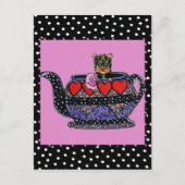 Yorkie Poo Postkarte (Vorderseite)