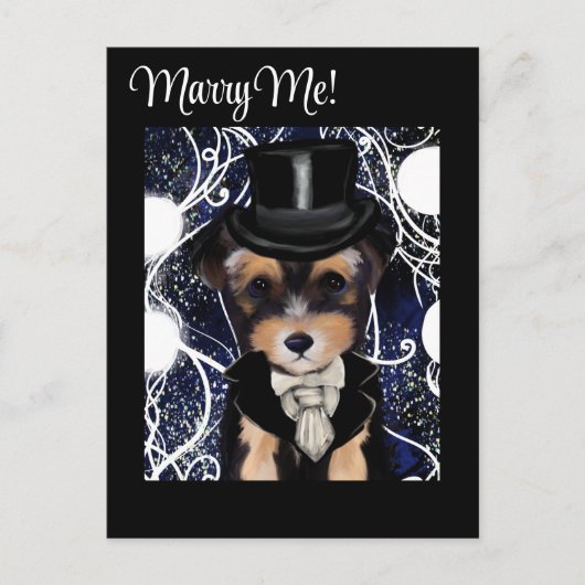 Yorkie Poo Postkarte (Vorderseite)