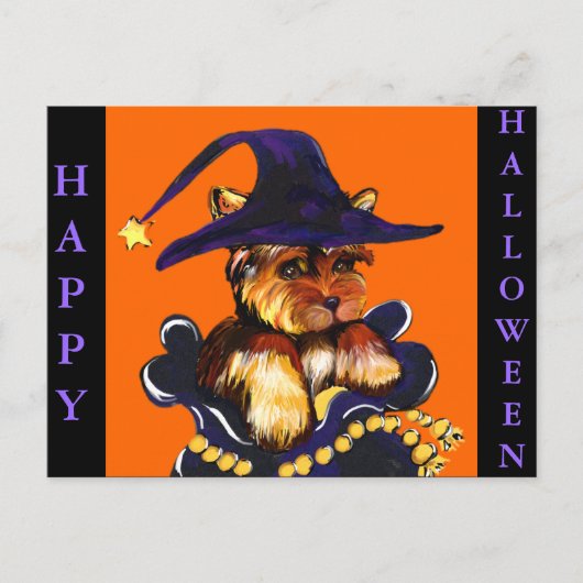 YORKIE POO POSTKARTE (Vorderseite)